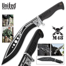 Load image into Gallery viewer, United Cutlery M48 Tactical Kukri 10.5&quot; Two-Tone Blade + Sheath - UC3160