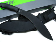 Load image into Gallery viewer, Schrade Gurkha Kukri Machete 12.8&quot; Blade, Black TPE Handle SCHGK1
