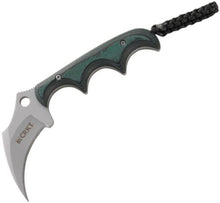 Load image into Gallery viewer, Columbia River Folts Keramin Neck Knife 2.31&quot; Blade, Polished Resin Infused Fiber Handles CR2389