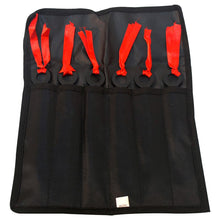 Load image into Gallery viewer, DEFENDER XTREME 6 PIECE THROWING KNIVES BLACK STAINLESS STEEL NYLON SHEATH 5237
