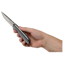 Load image into Gallery viewer, BOKER TREE KNIFE STRAIGHT BROTHER LINERLOCK STAINLESS ALUMINUM HANDLE BOM01MB722
