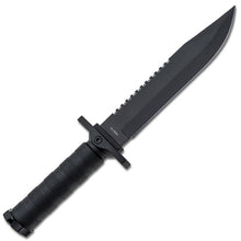 Load image into Gallery viewer, BOKER MAGNUM JOHN JAY KNIFE STAINLESS BLADE RUBBER HANDLE W/ SHEATH BOM02SC004
