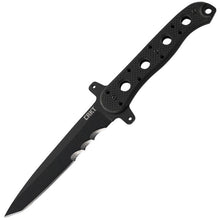Load image into Gallery viewer, CRKT M16 FX TANTO STEEL VEFF SERRATED FIXED BLADE TACTICAL KNIFE SHEATH CR13FX
