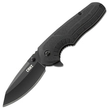 Load image into Gallery viewer, COLUMBIA RIVER LARRY HANKS COPACETIC FLIPPER BLACK PLAIN BLADE GRN HANDLE CR2620
