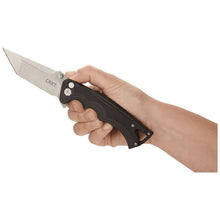 Load image into Gallery viewer, COLUMBIA RIVER CRKT BT FIGHTER FLIPPER KNIFE STONEWASHED TANTO BLADES CR5225
