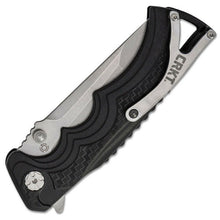 Load image into Gallery viewer, COLUMBIA RIVER CRKT BT FIGHTER FLIPPER KNIFE STONEWASHED TANTO BLADES CR5225

