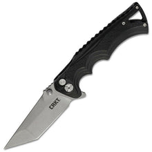 Load image into Gallery viewer, COLUMBIA RIVER CRKT BT FIGHTER FLIPPER KNIFE STONEWASHED TANTO BLADES CR5225