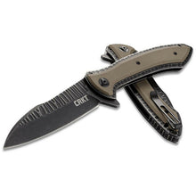 Load image into Gallery viewer, COLUMBIA RIVER CRKT ERIC OCHS APOC FLIPPER KNIFE BLACK STONEWASHED BLADE CR5380
