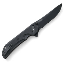 Load image into Gallery viewer, COLUMBIA RIVER FLAVIO IKOMA SEISMIC FLIPPER KNIFE BLACK PVD COMBO BLADES CR5401K
