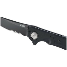 Load image into Gallery viewer, COLUMBIA RIVER FLAVIO IKOMA SEISMIC FLIPPER KNIFE BLACK PVD COMBO BLADES CR5401K
