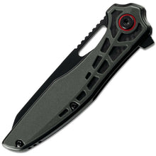 Load image into Gallery viewer, COLUMBIA RIVER CRKT TJ SCHWARZ THERO FLIPPER KNIFE OXIDE STAINLESS BLADE CR6290