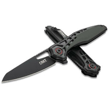 Load image into Gallery viewer, COLUMBIA RIVER CRKT TJ SCHWARZ THERO FLIPPER KNIFE OXIDE STAINLESS BLADE CR6290
