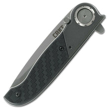 Load image into Gallery viewer, COLUMBIA RIVER CARSON FOLDING KNIFE TANTO PLAIN STAINLESS STEEL BLADE CRM4002
