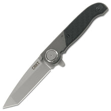 Load image into Gallery viewer, COLUMBIA RIVER CARSON FOLDING KNIFE TANTO PLAIN STAINLESS STEEL BLADE CRM4002
