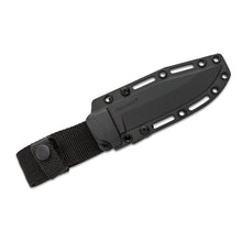 Load image into Gallery viewer, COLD STEEL COMPACT SURVIVAL KNIFE FIXED BLACK BLADES KRAY-EX HANDLES CS49LCD

