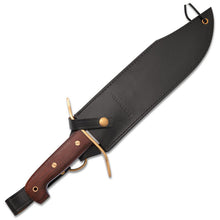 Load image into Gallery viewer, COLD STEEL WILD WEST BOWIE FIXED BLADE KNIFE CARBON STEEL BLADE W/ SHEATH CS81B
