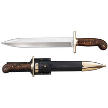 Load image into Gallery viewer, COLD STEEL 1849 RIFLEMAN&#39;S KNIFE BLADE ROSEWOOD HANDLE W/ SHEATH CARBON CS88GRB
