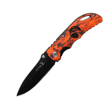 Load image into Gallery viewer, ELK RIDGE BLACK 440 STAINLESS BLADE WITH DUAL THUMB STUDS FOLDING KNIFE ER134RCB

