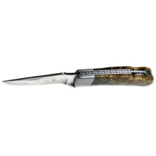 Load image into Gallery viewer, ELK RIDGE KNIVES LOCKBACK FOLDING KNIFE 4&quot; STAINLESS STEEL W/ WOOD HANDLES ER138