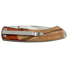 Load image into Gallery viewer, ELK RIDGE KNIVES CLOSED POCKET FOLDING KNIFE LINERLOCK TWO TONE STAINLESS ER301
