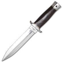 Load image into Gallery viewer, UNITED CUTLERY GIL HIBBEN DOUBLE EDGE BOOT KNIFE 6&quot; SATIN BLADE W/ SHEATH GH5078