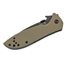Load image into Gallery viewer, KERSHAW EMERSON WAVE COYOTE BROWN FINE EDGE FOLDING POCKET KNIFE KS6054BRNBLK