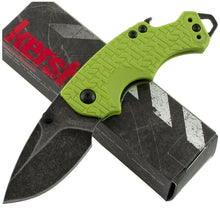 Load image into Gallery viewer, KERSHAW SHUFFLE LINERLOCK FOLDING POCKET KNIFE LIME GREEN BLACKWASH KS8700LIMEBW
