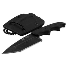Load image into Gallery viewer, MTECH NEW PRECISION 5&quot; TACTICAL NECK KNIFE TANTO BLADE G10 HANDLE SHEATH MT-673
