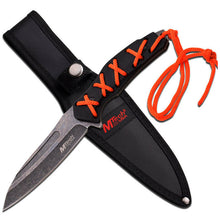 Load image into Gallery viewer, MTECH 8.5&quot; FULL TANG HUNTING CAMPING KNIFE STAINLESS STONEWASHED BLADE MT2065
