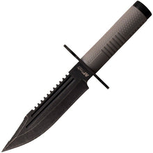 Load image into Gallery viewer, MTECH USA 10.75&quot; SURVIVAL HUNTING KNIFE STAINLESS STEEL POMMEL COMPASS MT2068SL
