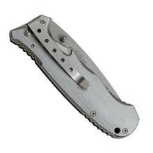 Load image into Gallery viewer, MTECH USA PAKKAWOOD 4.5&quot; FOLDING POCKET KNIFE TACTICAL HUNTING STAINLESS MT423SL