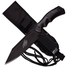 Load image into Gallery viewer, MTECH USA FIXED BLADE BOWIE KNIFE STAINLESS PAKKAWOOD HANDLE MOLLE SHEATH MX8143
