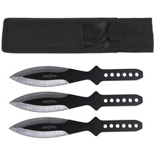 Load image into Gallery viewer, PERFECT POINT FULL TANG TACTICAL 3 THROWING KNIVES STAINLESS SHEATH PP-114-3SB
