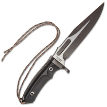 Load image into Gallery viewer, RAMBO LAST BLOOD BOWIE KNIFE 8&quot; TWO-TONE STAINLESS STEEL BLADE W/ SHEATH RB9410
