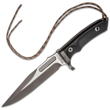 Load image into Gallery viewer, RAMBO LAST BLOOD BOWIE KNIFE 8&quot; TWO-TONE STAINLESS STEEL BLADE W/ SHEATH RB9410
