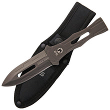 Load image into Gallery viewer, RUI K25 TACTICAL FIXED BLADE DAGGER KNIFE GRAY TITANIUM STAINLESS STEEL RUI32180