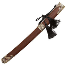 Load image into Gallery viewer, QING DYNASTY HAND FORGED ORIENTAL SWORD DAO DAMASCUS STEEL BLADE WEAPON SW258
