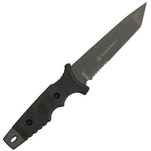 Load image into Gallery viewer, SMITH &amp; WESSON SPECIAL OPS TACTICAL TANTO FIXED BLADE KNIFE ZYTEL HANDLES SW7S
