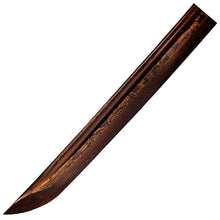 Load image into Gallery viewer, TENRYU HAND FORGED COPPER TONE DAMASCUS BLADE SAMURAI SWORD WITH SCABBARD TR-026