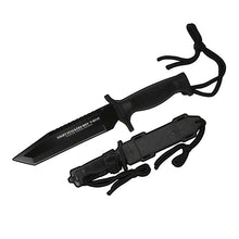 Load image into Gallery viewer, UNITED CUTLERY KNIFE NIGHTSTALKERS DON?T QUIT TANTO BLACK TACTICAL TOOL UC2830
