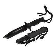 Load image into Gallery viewer, UNITED CUTLERY KNIFE NIGHTSTALKERS DON?T QUIT TANTO BLACK TACTICAL TOOL UC2830
