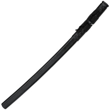 Load image into Gallery viewer, UNITED CUTLERY HONSHU BOSHIN KATANA SATIN BLADE BLACK TPR HANDLE SCABBARD UC3176
