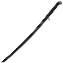 Load image into Gallery viewer, UNITED CUTLERY HONSHU BOSHIN KATANA SATIN BLADE BLACK TPR HANDLE SCABBARD UC3176
