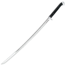 Load image into Gallery viewer, UNITED CUTLERY HONSHU BOSHIN KATANA SATIN BLADE BLACK TPR HANDLE SCABBARD UC3176

