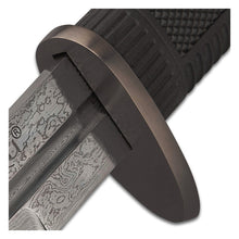 Load image into Gallery viewer, UNITED CUTLERY HONSHU BOSHIN DOUBLE EDGE SWORD FULL TANG BLADE TPR RUBBER UC3245
