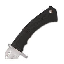 Load image into Gallery viewer, HONSHU BOSHIN TACTICAL SEAX KNIFE STAINLESS STEEL BLADE TPR HANDLE SHEATH UC3468
