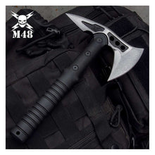 Load image into Gallery viewer, M48 CAMP HAWK MINI TOMAHAWK TACTICAL STAINLESS THROWING AXE WITH SHEATH UC3481