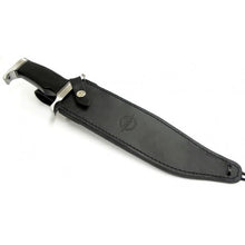Load image into Gallery viewer, United Cutlery Gil Hibben Survivor Bowie Knife 10&quot; Sawback Blade, Micarta Handles, Leather Sheath GH5026
