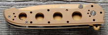 Load image into Gallery viewer, CRKT Columbia River Carson M16-14D Folder 3.94&quot; Combo Tanto, Desert Tan CR14D
