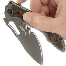 Load image into Gallery viewer, CRKT Columbia River 5471K Fossil Folding Knife, Grey Combo Blade, CR5471K